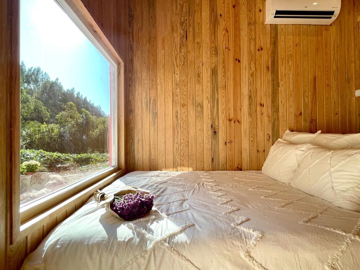 Nativo Natureza Pink Wood Cabin Cela  Esterno foto